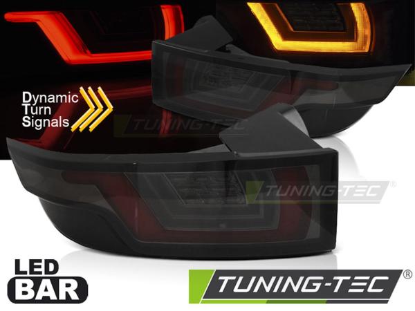 LED Lightbar Rückleuchten für Land Rover Range Rover Evoque Bj. 11-18 Smoke