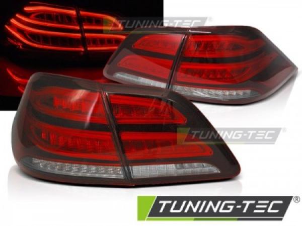 Voll LED Rückleuchten für Mercedes M-Klasse ML W166 Bj. 11-15 Rot/Chrom