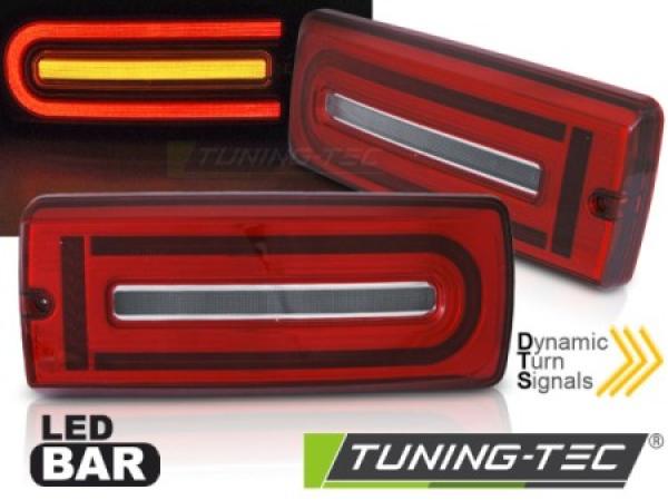 LED Lightbar Rückleuchten für Mercedes G-Klasse W463 90-18 Rot dynamischen Blinker