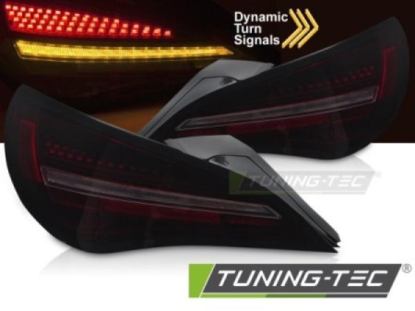 Voll LED Lightbar Rückleuchten für Mercedes Benz CLA C117 Bj. 13-19 Rot/Smoke