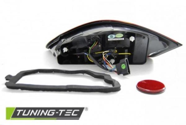Voll LED Lightbar Rückleuchten für Porsche Boxster 987 + Cayman 04-09 Rot/Chrom