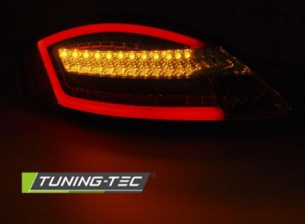 Voll LED Lightbar Rückleuchten für Porsche Boxster 987 + Cayman  04-09 Rot/Smoke