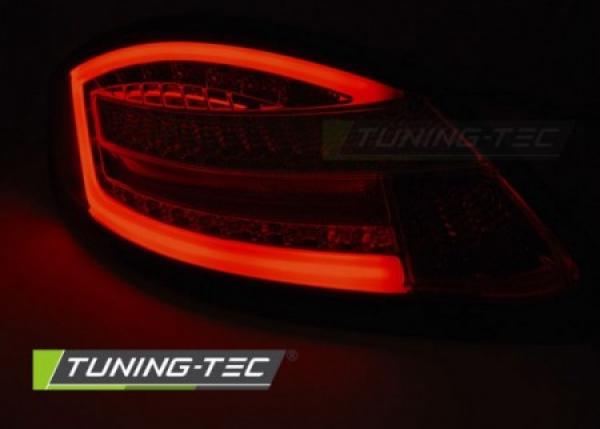 Voll LED Lightbar Rückleuchten für Porsche Boxster 987 + Cayman Bj. 04-09 Smoke