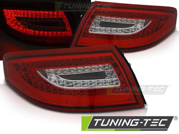 LED Rückleuchten für Porsche 911 996 Bj. 1997-2006 Rot/Chrom