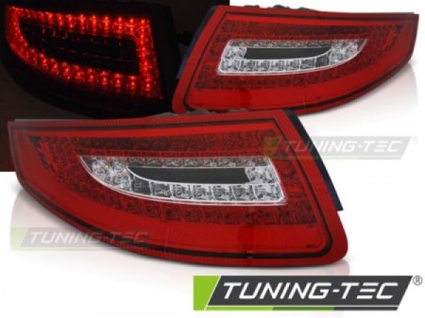 LED Rückleuchten für Porsche 911 997 Bj. 04-08 Rot/Chrom