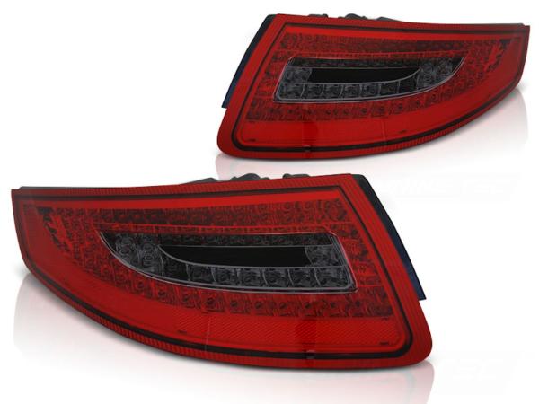 LED Rückleuchten für Porsche 911 997 Bj. 04-08 Rot/Smoke