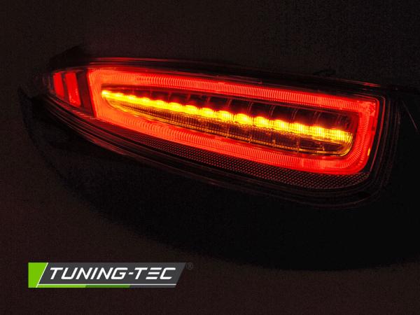 Voll LED Rückleuchten für Porsche 911 997 Facelift Bj. 2009-2012 Rot/Chrom