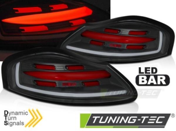 Voll LED Lightbar Rückleuchten Set für Porsche Boxster 986 96-04 schwarz/rot