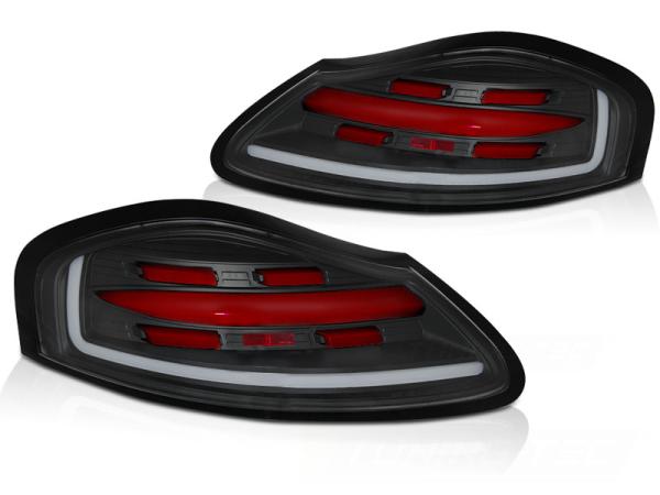 Voll LED Lightbar Rückleuchten Set für Porsche Boxster 986 96-04 schwarz/rot
