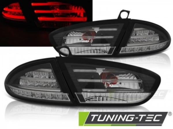 LED Rückleuchten für Seat Leon 1P1 Facelift Bj. 09-12 Schwarz