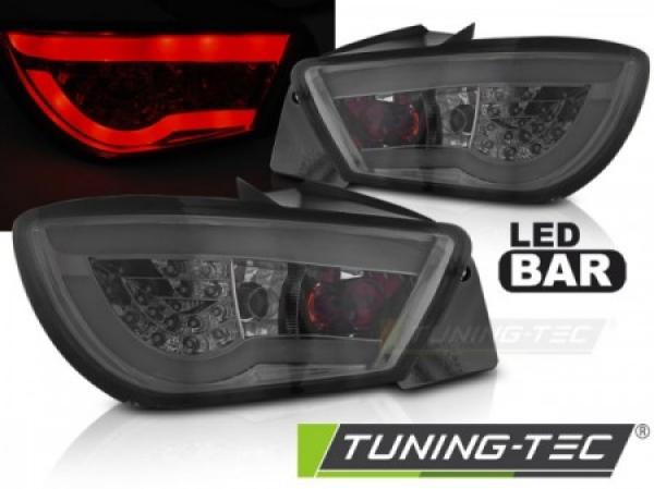 LED Lightbar Rückleuchten für Seat Ibiza 6J 3 Türer Bj. 08-15 Smoke