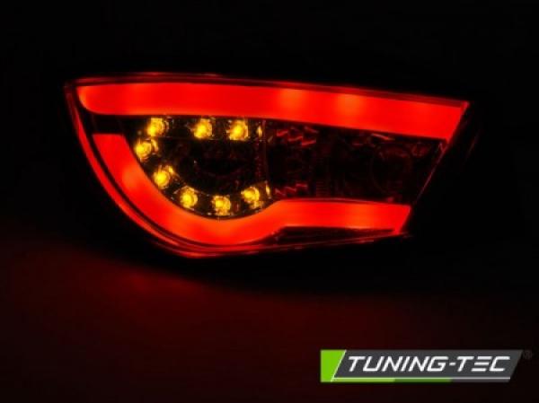 LED Lightbar Rückleuchten für Seat Ibiza 6J 3 Türer Bj. 08-15 Smoke