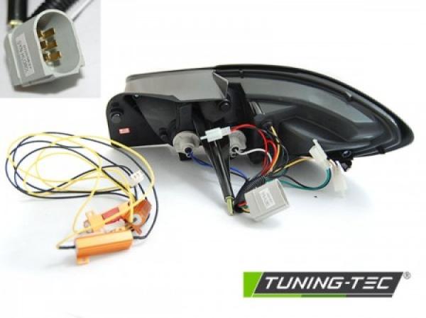 LED Lightbar Rückleuchten für Seat Ibiza 6J 3 Türer Bj. 08-15 Smoke