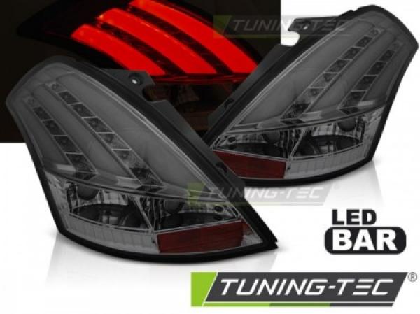 LED Lightbar Rückleuchten für Suzuki Swift IV (FZ, NZ) Bj. 10-17 Smoke