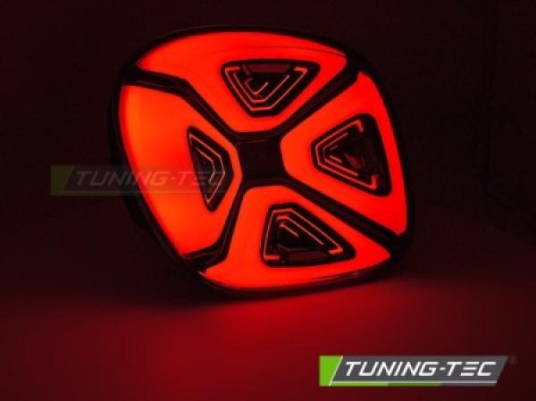 VOLL LED Lightbar Design Rückleuchten für Smart Fortwo /Forfour (453) 14-19 rot / rauch