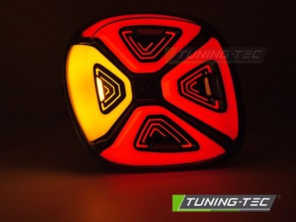 VOLL LED Lightbar Design Rückleuchten für Smart Fortwo /Forfour (453) 14-19 rot / rauch