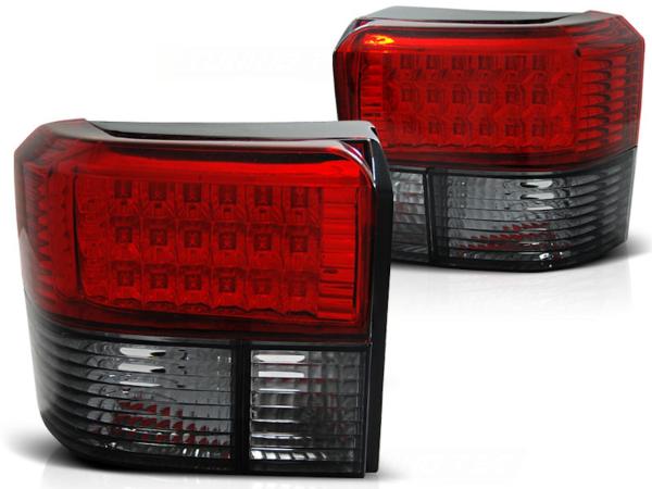 LED Rückleuchten für VW T4 Bus Bj. 90-03 Rot/Smoke