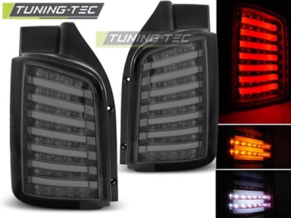 LED Lightbar Rückleuchten für VW T5 / T5 GP Bj. 03-15 Smoke (Flügeltüren)
