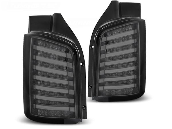 LED Lightbar Rückleuchten für VW T5 / T5 GP Bj. 03-15 Smoke (Flügeltüren)