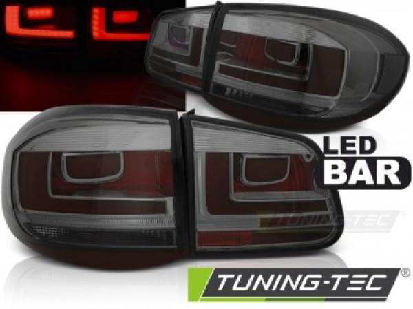 LED Lightbar Rückleuchten für VW Tiguan 5N Bj. 07-11 Smoke
