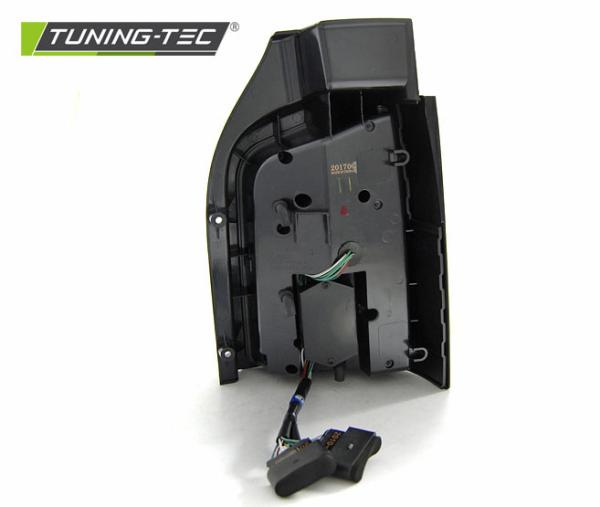 Voll LED Rückleuchten für VW T5 / T5 GP Bj. 03-15 Schwarz Smoke (Heckklappe)