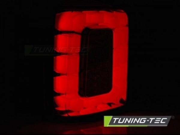 Voll LED Lightbar Rückleuchten für VW T6 15-19 Rot/Smoke (Flügeltüren / Halogen)
