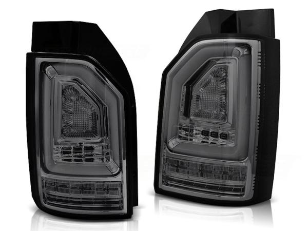 Voll LED Lightbar Rückleuchten für VW T6 Bj. 15-19 Smoke (Heckklappe / LED)