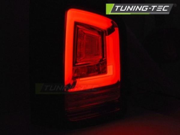 Voll LED Lightbar Rückleuchten für VW T5 Bj. 03-09 Smoke dynamischer Blinker