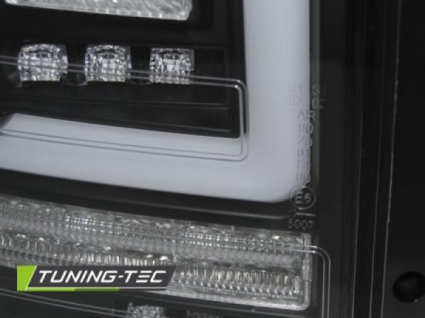 Voll LED Lightbar Rückleuchten für VW T5 Bj. 03-09 Schwarz dynamischer Blinker