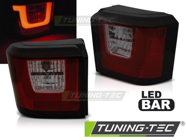 LED Lightbar Rückleuchten für VW T4 Bus Bj. 90-03 Rot/Smoke