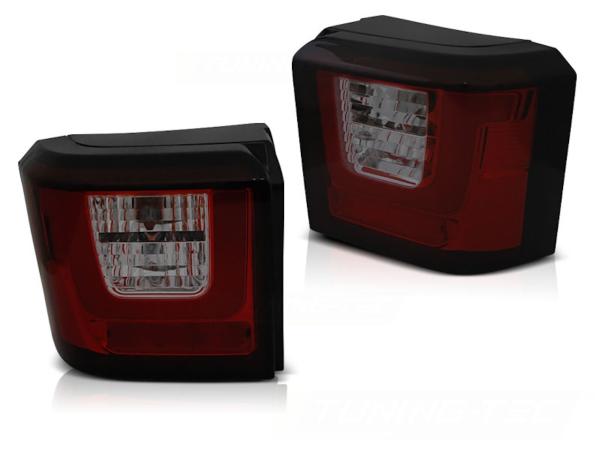 LED Lightbar Rückleuchten für VW T4 Bus Bj. 90-03 Rot/Smoke
