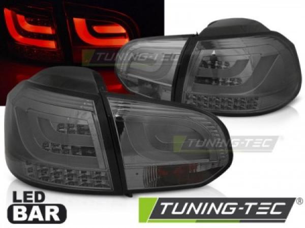 LED Lightbar Rückleuchten für VW Golf 6 (VI) Bj. 08-12 Smoke