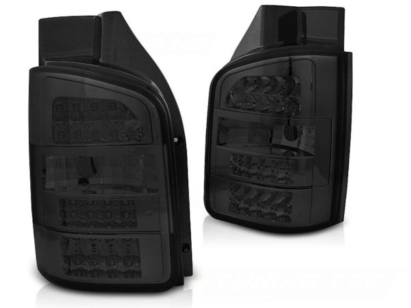 LED Rückleuchten für VW T5 GP Facelift Bj. 09-15 Smoke (Flügeltüren)