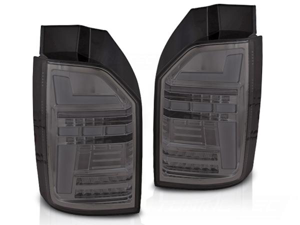 Voll LED Lightbar Rückleuchten für VW T6.1 19-  Smoke Heckklappe Halogen