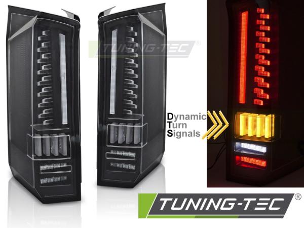 Voll LED Rückleuchten Set für VW CRAFTER / MAN TGE 2017+ schwarz/klar mit dynamischen Blinker