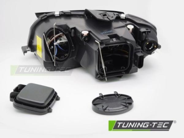 Scheinwerfer Angel Eyes für Audi A3 8P 8PA Bj. 04-08 Schwarz