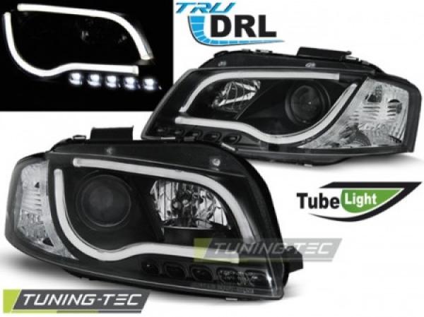 Scheinwerfer DRL LED Tagfahrlicht für Audi A3 8P 8PA Bj. 04-08 Schwarz LTI