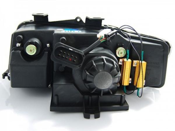 LED Tagfahrlicht Design Scheinwerfer für Audi A4 B6 00-04 chrom