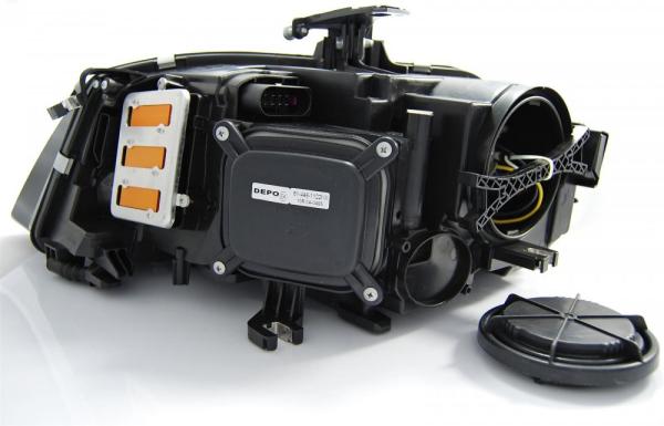 Scheinwerfer Set DRL LED Tagfahrlicht für Audi A4 B8 8K Bj. 2008-2011 Schwarz