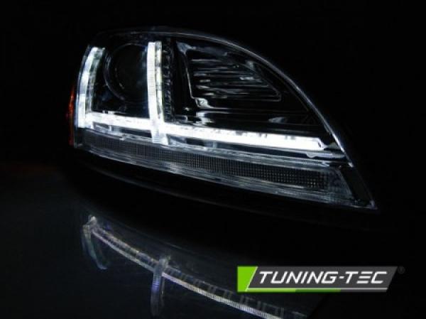 Xenon Scheinwerfer DRL LED Tagfahrlicht für Audi TT 8J Bj. 10-14 Chrom mit Kurvenlicht