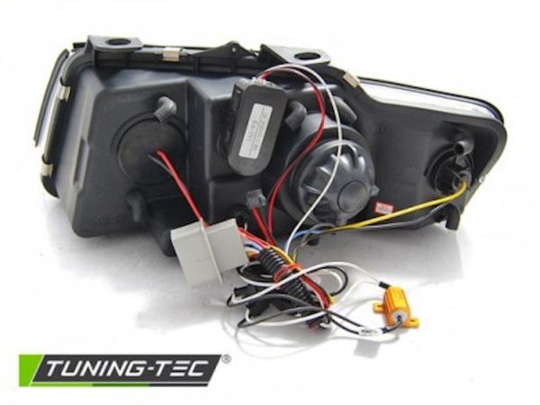 Scheinwerfer LED Tagfahrlicht Optik für Audi A4 B6 Cabrio 8H 02-06 Chrom