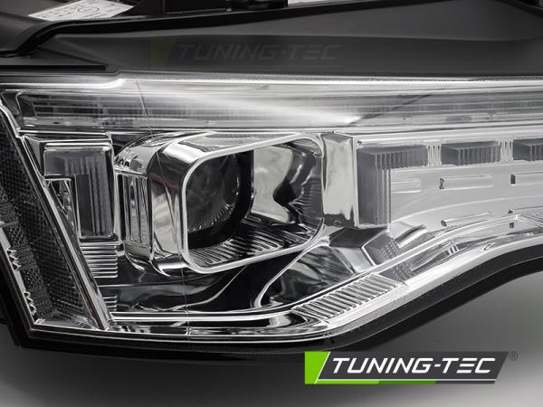 Xenon Scheinwerfer DRL LED Tagfahrlicht für Audi A5 Facelift Bj. 11-16 Chrom