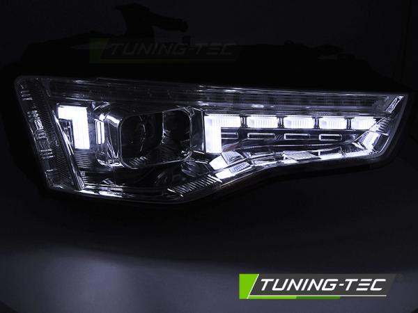 Xenon Scheinwerfer DRL LED Tagfahrlicht für Audi A5 Facelift Bj. 11-16 Chrom