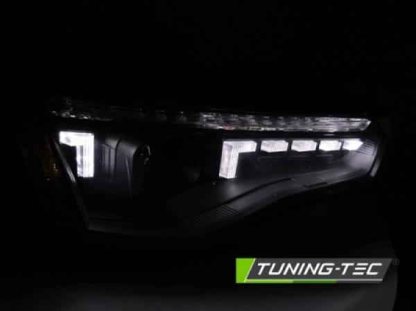 Voll LED Scheinwerfer Tagfahrlicht für Audi A5 8T 8F Facelift Bj. 11-16 Schwarz
