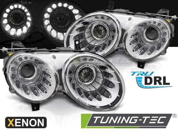Xenon Tagfahrlicht Scheinwerfer Set für Bentley Continental GT 03-08 mit LED Blinker chrom