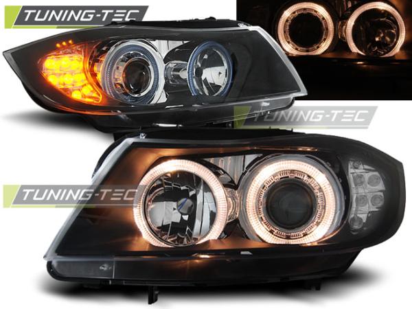 Scheinwerfer LED Tagfahrlicht Optik für VW Polo 6N Bj. 94-99 Schwarz