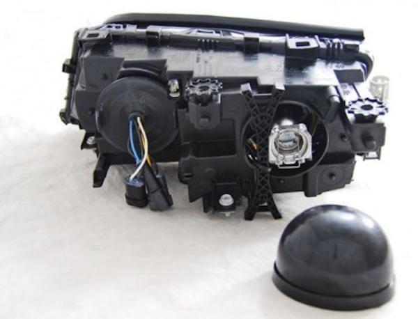 Scheinwerfer LED Angel Eyes für BMW 3er E46 Limo Touring Bj. 01-05 Schwarz