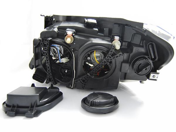 LED Angel Eyes Scheinwerfer für BMW X1 E84 10/09-12 schwarz