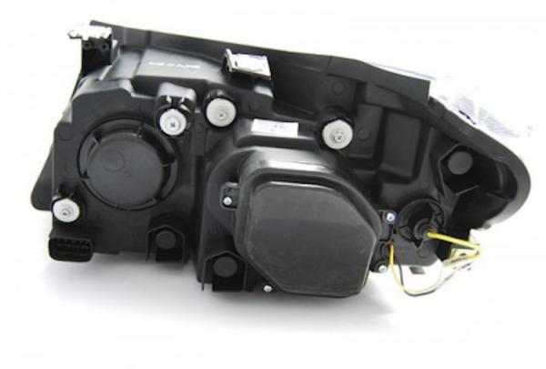 Xenon Scheinwerfer DRL LED Tagfahrlicht für BMW X1 E84 Facelift 12-14 Schwarz