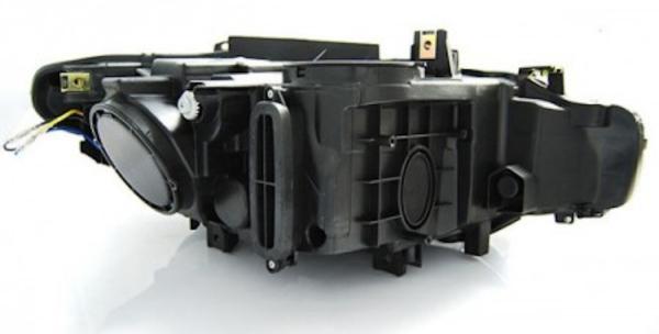 Xenon Scheinwerfer DRL U-Tube Tagfahrlicht für BMW 3er F30 F31 Bj. 11-15 Schwarz